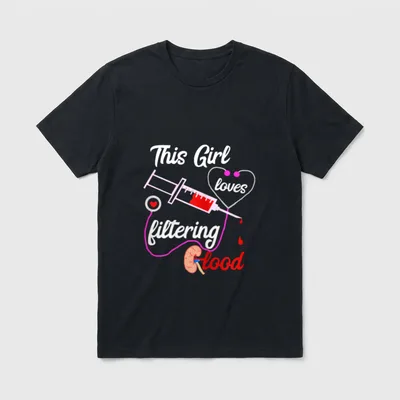 Dialysis Nurse Girl Nephrology Nursing Nursing T-Shirt – Classic T-Shirt in Black