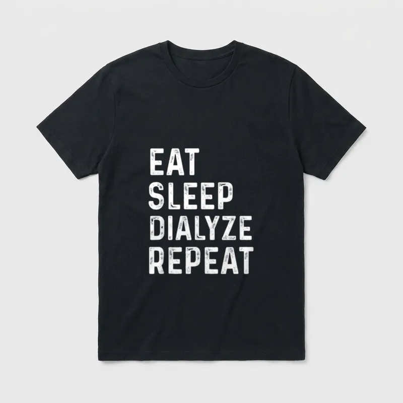Dialysis Technician Patients Kidney Tech Nephrology T-Shirt – Classic T-Shirt in Black