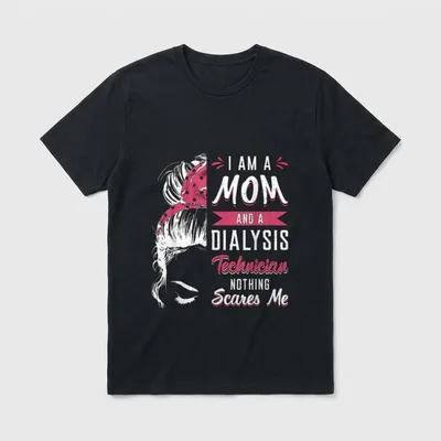 Dialysis Nurse Nephrology Technician T-Shirt – Classic T-Shirt in Black