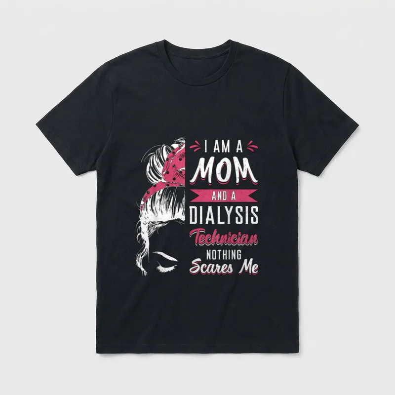 Dialysis Nurse Nephrology Technician T-Shirt – Classic T-Shirt in Black