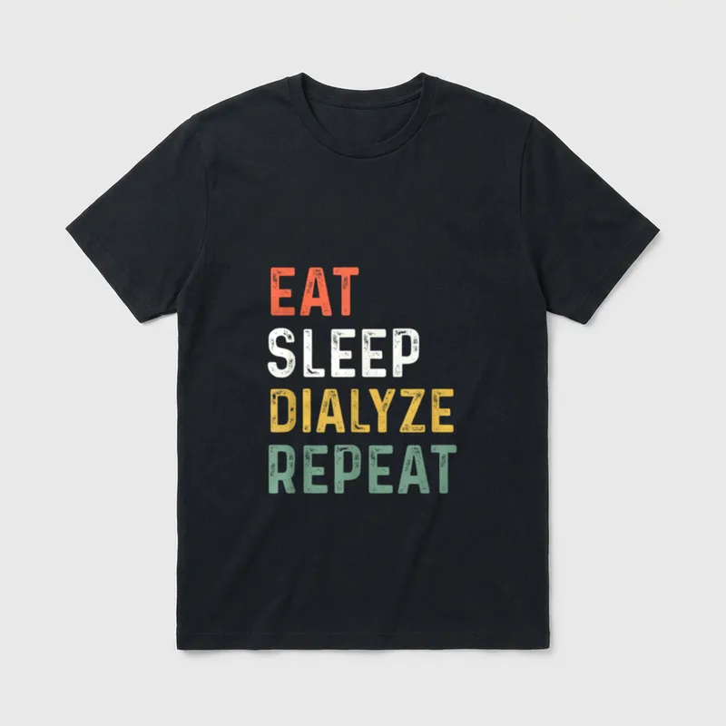 Dialysis Technician Dialyze Kidney Nurse T-Shirt – Classic T-Shirt in Black