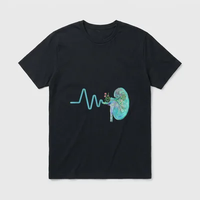 Dialysis Technician Week Kidney Team Tech T-Shirt – Classic T-Shirt in Black