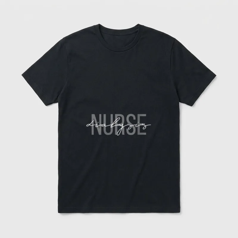 Dialysis Nurse Nephrology Nursing Staff T-Shirt – Classic T-Shirt in Black