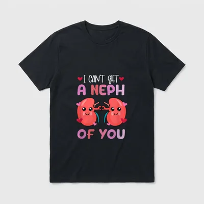 Kawaii Kidney Nephrology Nurse Dialysis Technician T-Shirt – Classic T-Shirt in Black