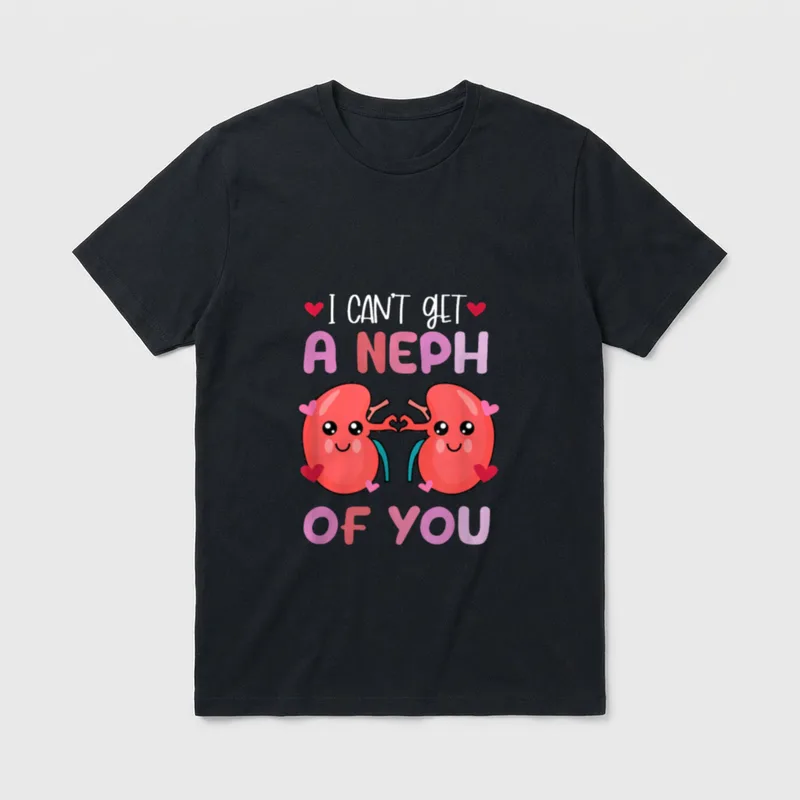 Kawaii Kidney Nephrology Nurse Dialysis Technician T-Shirt – Classic T-Shirt in Black