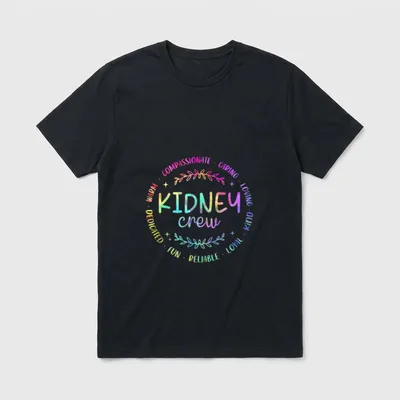 Kidney Crew Nephrology Nurse Tie Dye T-Shirt – Classic T-Shirt in Black