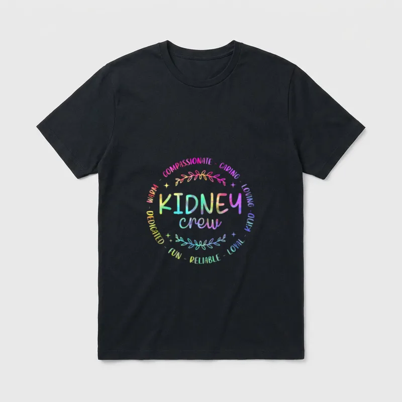Kidney Crew Nephrology Nurse Tie Dye T-Shirt – Classic T-Shirt in Black