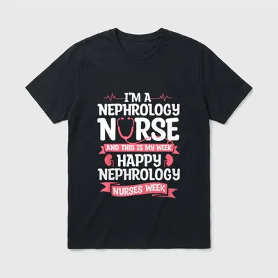 I'm a Nephrology Nurse T-Shirt – Classic T-Shirt in Black
