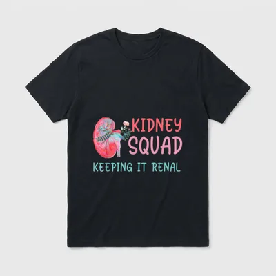 Kidney Squad Keeping It Renal Dialysis T-Shirt – Classic T-Shirt in Black