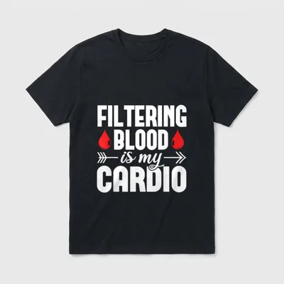 Dialysis Nurse Funny Tech Group Cardio T-Shirt – Classic T-Shirt in Black