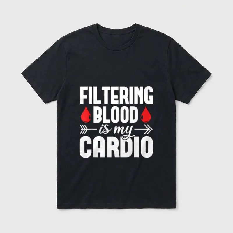 Dialysis Nurse Funny Tech Group Cardio T-Shirt – Classic T-Shirt in Black