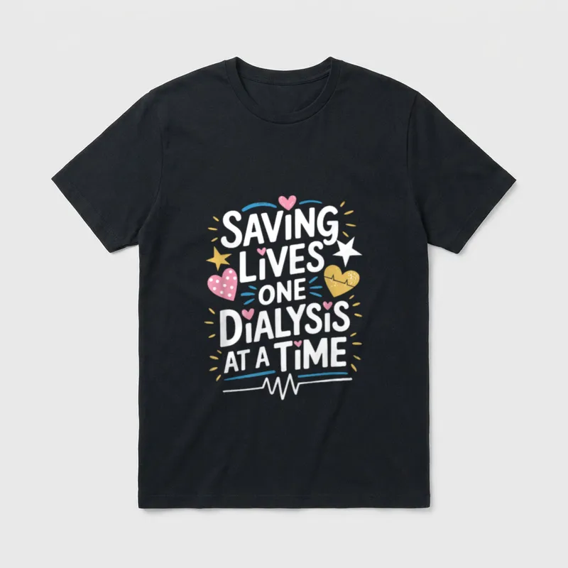 Dialysis Technician Kidney Nurse for Tech T-Shirt – Classic T-Shirt in Black
