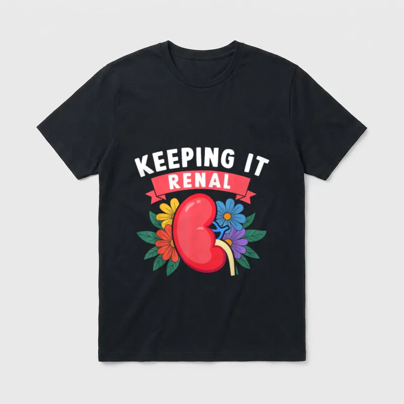 Dialysis Technician Kidney Keeping It Renal T-Shirt – Classic T-Shirt in Black