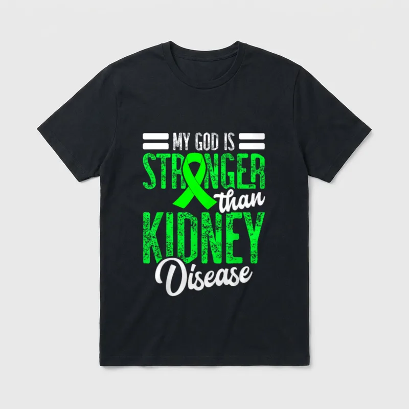 Kidney Disease for a Dialysis God T-Shirt – Classic T-Shirt in Black