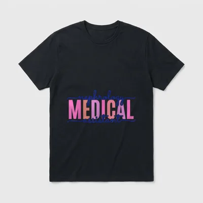 Nephrology Medical Assistant Urology Nurse Kidney T-Shirt – Classic T-Shirt in Black
