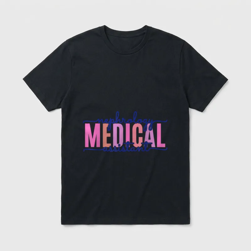 Nephrology Medical Assistant Urology Nurse Kidney T-Shirt – Classic T-Shirt in Black