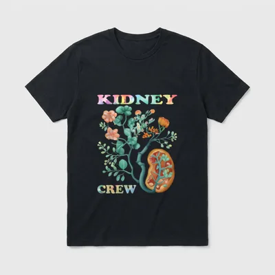 Kidney Crew Tech Nephrology Cute Nurse T-Shirt – Classic T-Shirt in Black