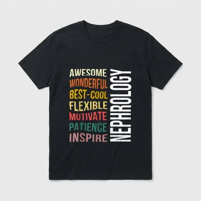 Dialysis Nurse Funny Week Nephrology T-Shirt – Classic T-Shirt in Black