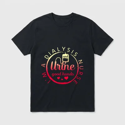 Dialysis Nurse Urine Good Hands Future T-Shirt – I’M A DIALYSIS NURSE and Urine good hands – Classic T-Shirt in Black