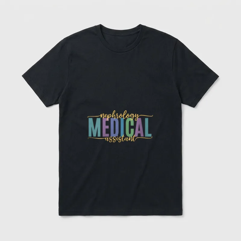 Nephrology Medical Assistant Urology Nurse Disease T-Shirt – Classic T-Shirt in Black