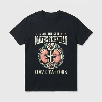 Dialysis Nurse Lightweight T-Shirt – Classic T-Shirt in Black