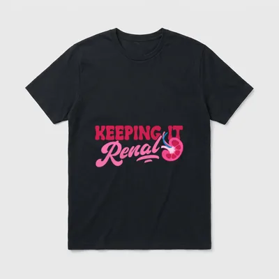 Dialysis Nurse Tech Technician Keeping T-Shirt – Classic T-Shirt in Black