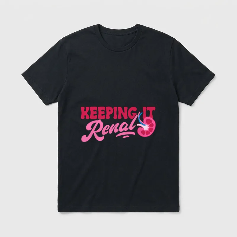 Dialysis Nurse Tech Technician Keeping T-Shirt – Classic T-Shirt in Black