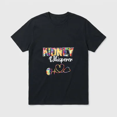 Funny Nephrology Nursing Team T-Shirt – Classic T-Shirt in Black