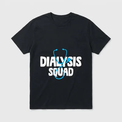Dialysis Technician Nurse Nephrology Classic T-Shirt – Classic T-Shirt in Black