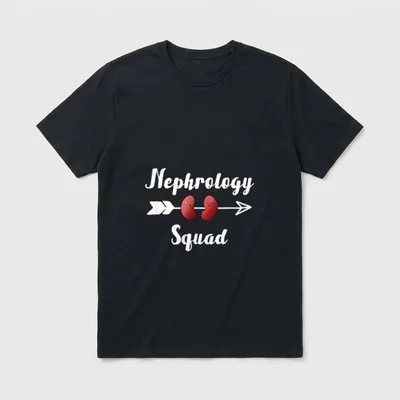 Nephrology Squad Dialysis Nursing T-Shirt – Classic T-Shirt in Black