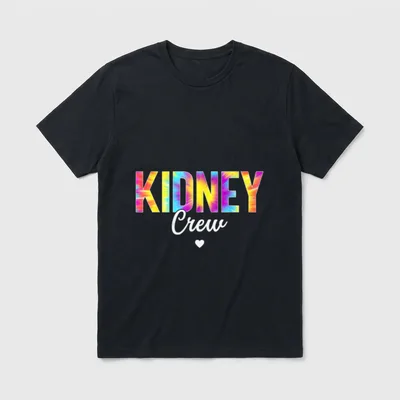 Tie Dye Kidney Crew Nephrology Urology T-Shirt – Classic T-Shirt in Black