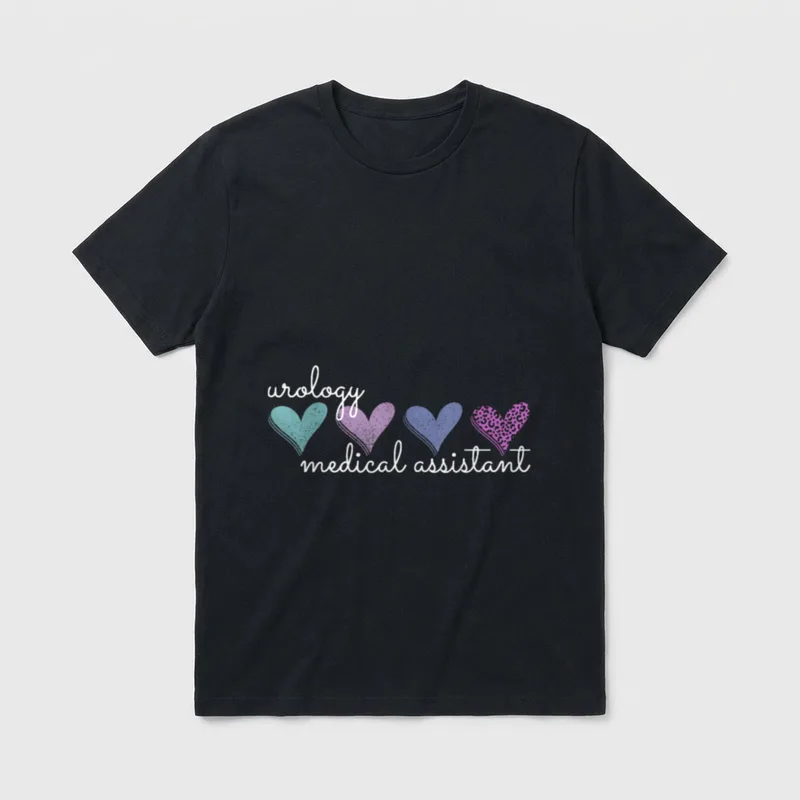Urology Medical Assistant Nephrology Nurse T-Shirt – Classic T-Shirt in Black
