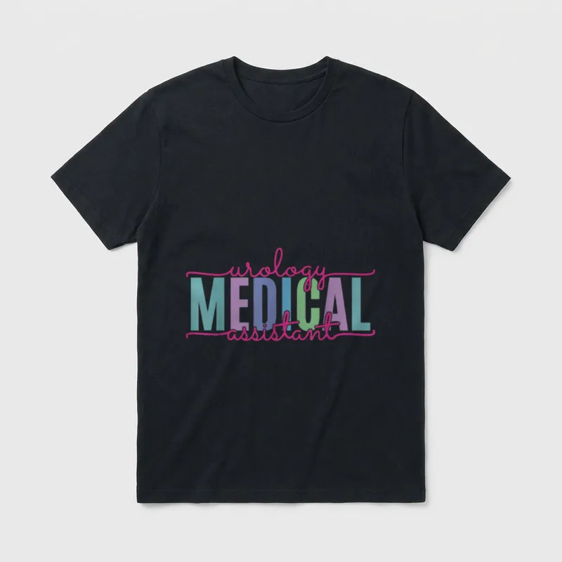 Urology Medical Assistant Nephrology Nurse Working T-Shirt – Classic T-Shirt in Black