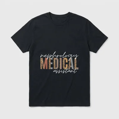 Nephrology Medical Assistant Urology Nurse Clinical T-Shirt – Classic T-Shirt in Black
