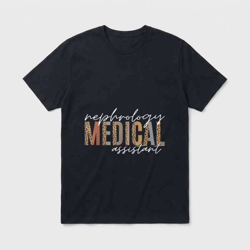 Nephrology Medical Assistant Urology Nurse Clinical T-Shirt – Classic T-Shirt in Black