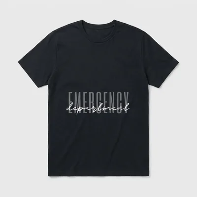 Emergency Department Room Healthcare Nursing T-Shirt – Classic T-Shirt in Black