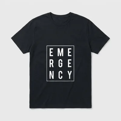 Emergency Nurse RN ER Room Hospital T-Shirt – Classic T-Shirt in Black