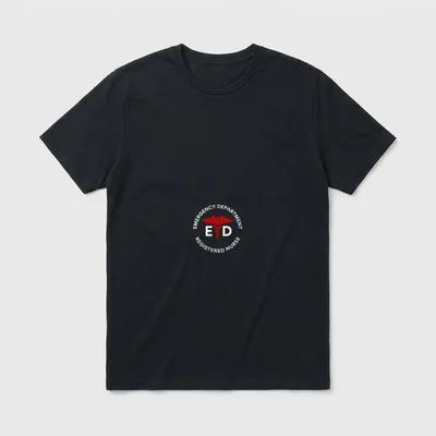 ER Nurse Emergency Department Registered Nurses T-Shirt – Classic T-Shirt in Black