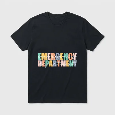 Emergency Room ER RN Nurse Healthcare T-Shirt – Classic T-Shirt in Black