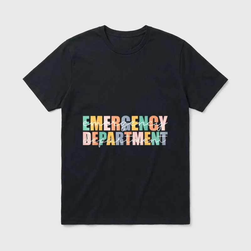 Emergency Room ER RN Nurse Healthcare T-Shirt – Classic T-Shirt in Black