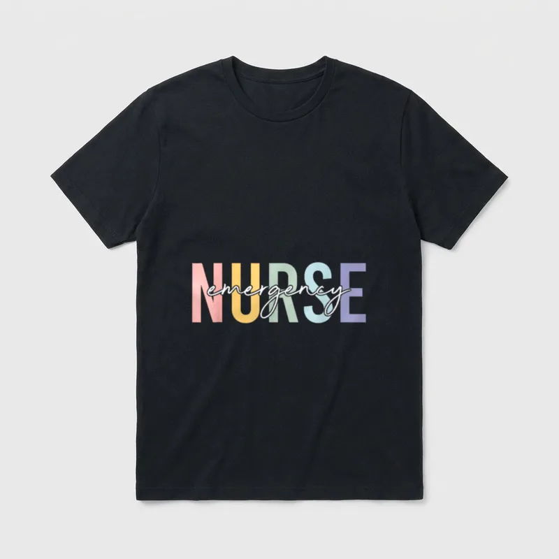 Emergency Nurse ER ED Nursing T-Shirt – Classic T-Shirt in Black