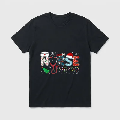 Groovy ER CNA Nurse Winter T-Shirt – Classic T-Shirt in Black