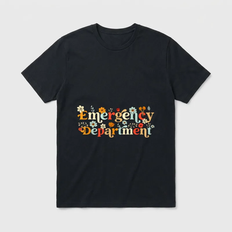 Emergency Department Room ED ER Tech T-Shirt – Classic T-Shirt in Black