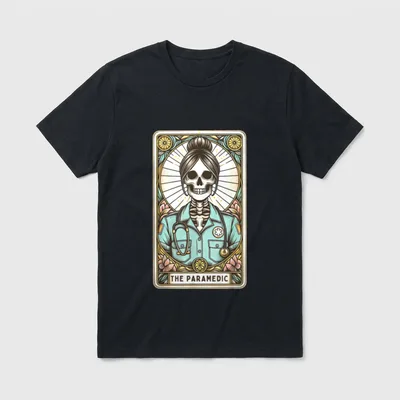Tarot Card Emergency EMS EMT ER T-Shirt – Classic T-Shirt in Black