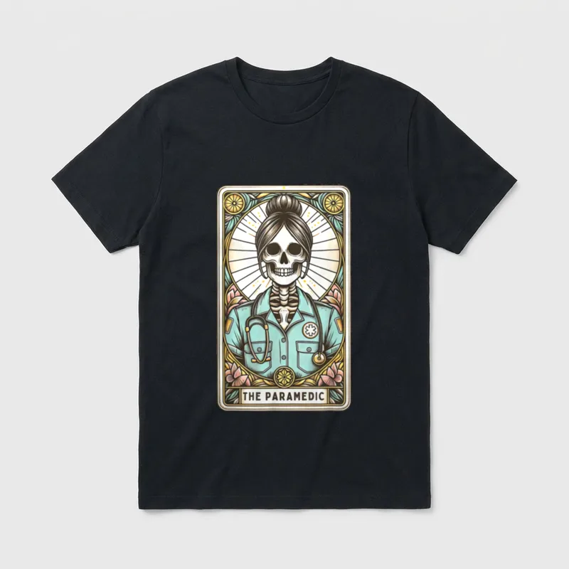 Tarot Card Emergency EMS EMT ER T-Shirt – Classic T-Shirt in Black