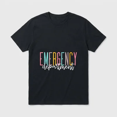 Emergency Department Room Healthcare Nursing Medical T-Shirt – Classic T-Shirt in Black
