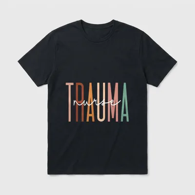 Trauma Nurse Psychiatric Emergency Nursing T-Shirt – Classic T-Shirt in Black
