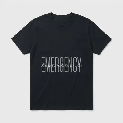 Emergency Department Room Healthcare Nursing Also T-Shirt – Classic T-Shirt in Black