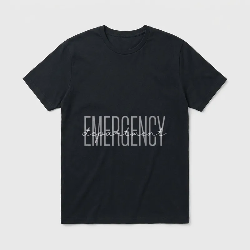 Emergency Department Room Healthcare Nursing Also T-Shirt – Classic T-Shirt in Black