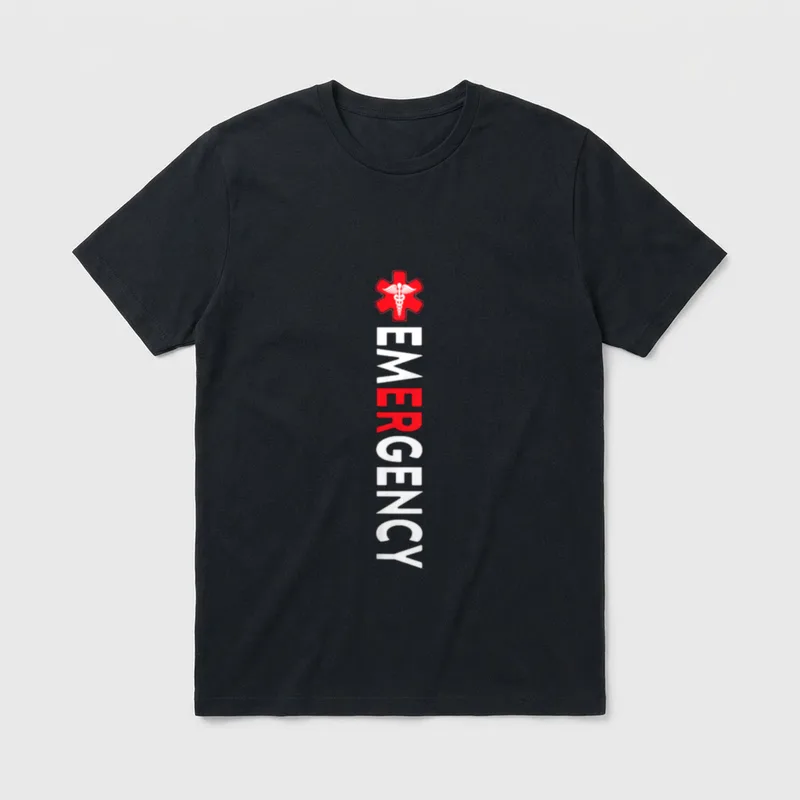 Funny Emergency Department Room Nurse ER T-Shirt – Classic T-Shirt in Black